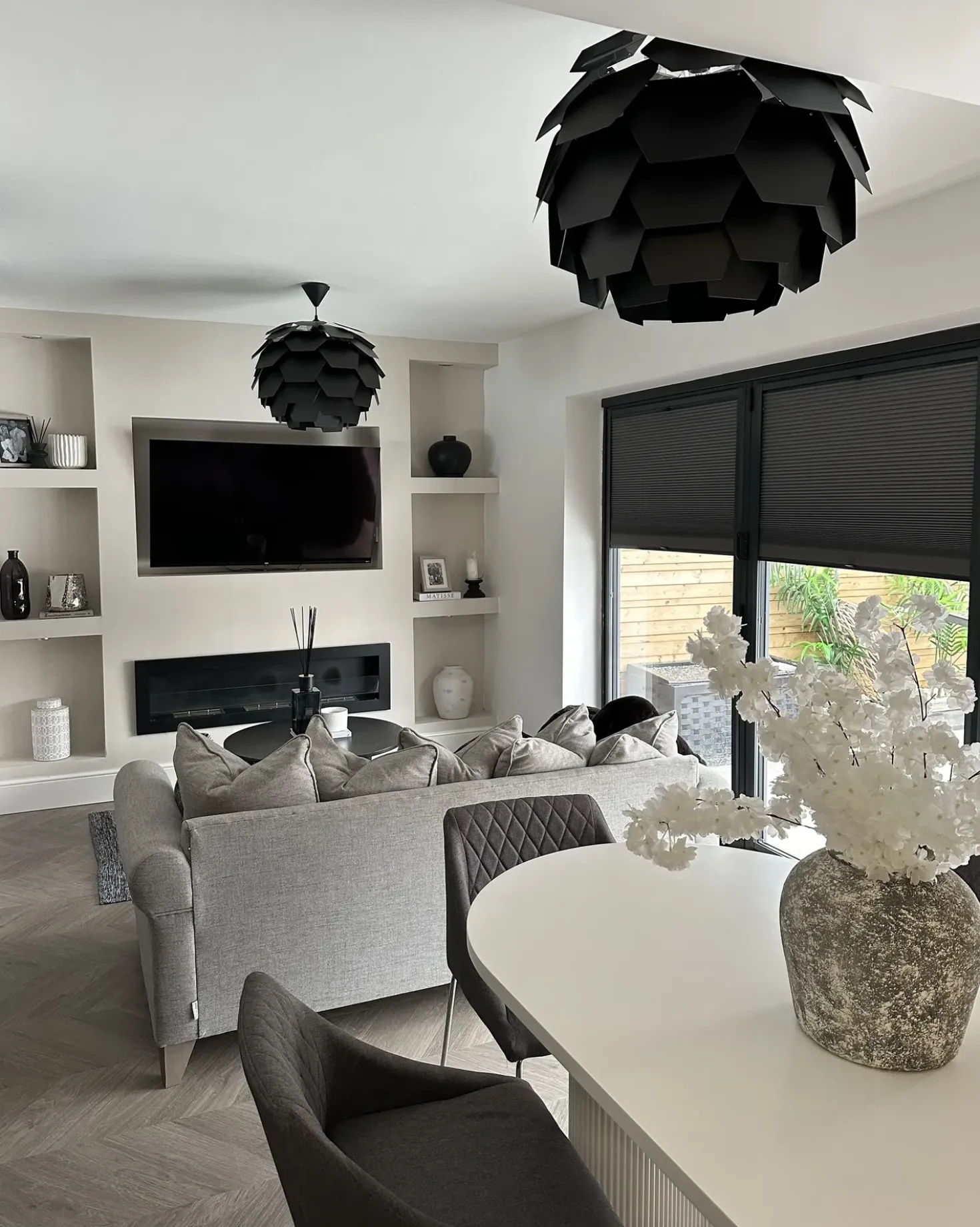 Loftlampe SEGRE S Sort