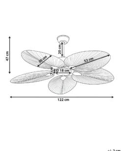 Loftsventilator MAMMOTH Naturlig