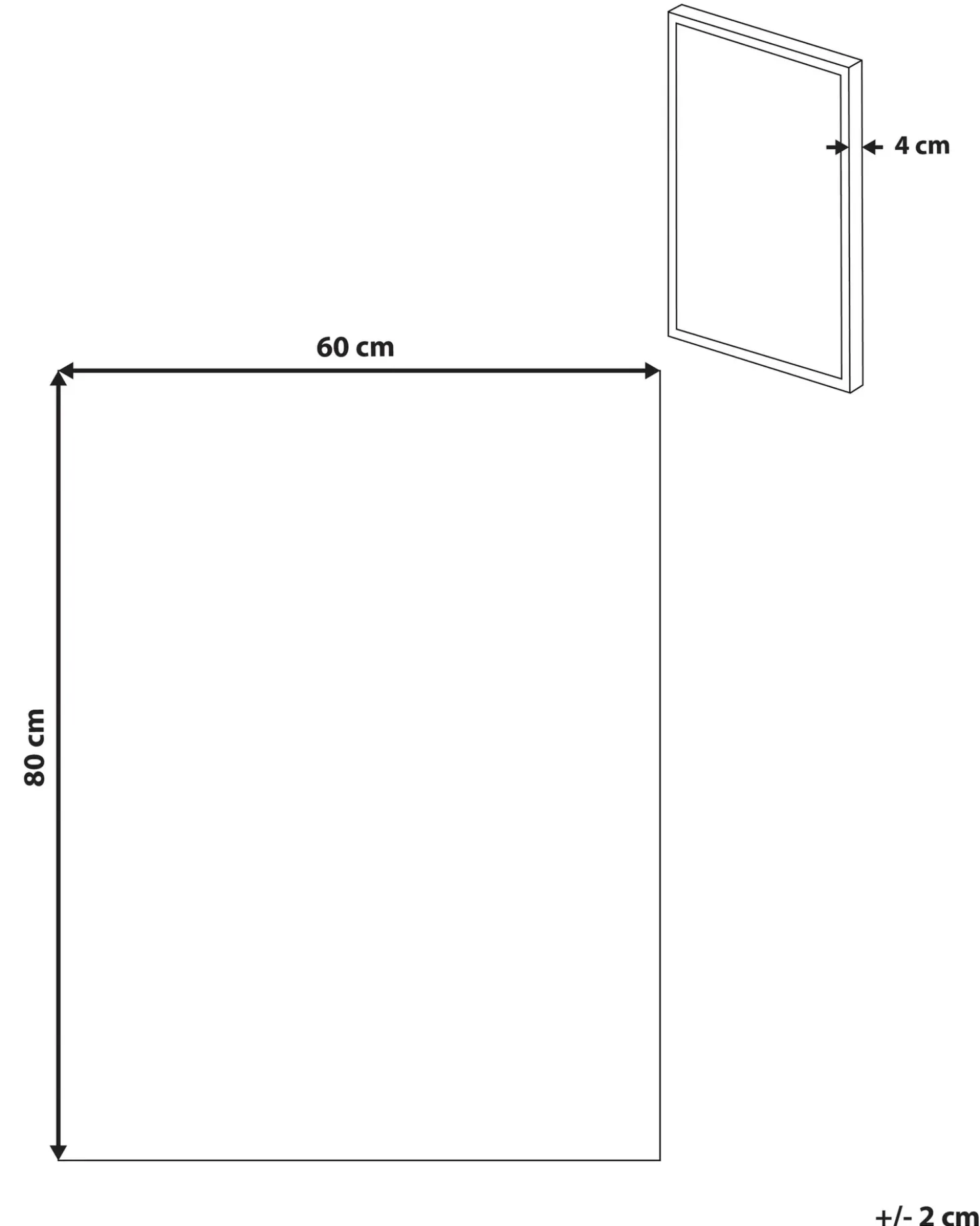 Lærred AFASSA Dyre motiv 60 x 80 cm Lyserød