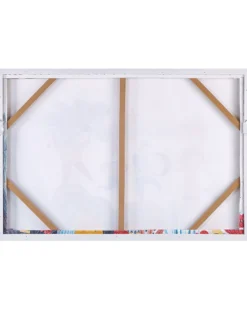 Lærred BIBBIENA Motiv for børn 63 x 99 cm Multifarvet