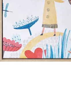 Lærred BIBBIENA Motiv for børn 63 x 99 cm Multifarvet