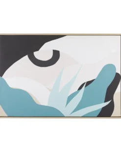 Lærred FORNEA Abstrakt motiv 63 x 99 cm Multifarvet