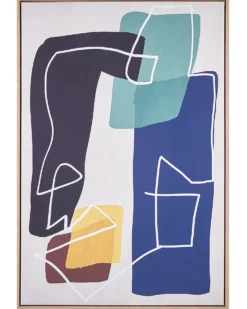 Lærred FRISA Abstrakt motiv 63 x 99 cm Multifarvet