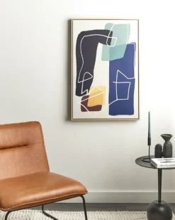 Lærred FRISA Abstrakt motiv 63 x 99 cm Multifarvet