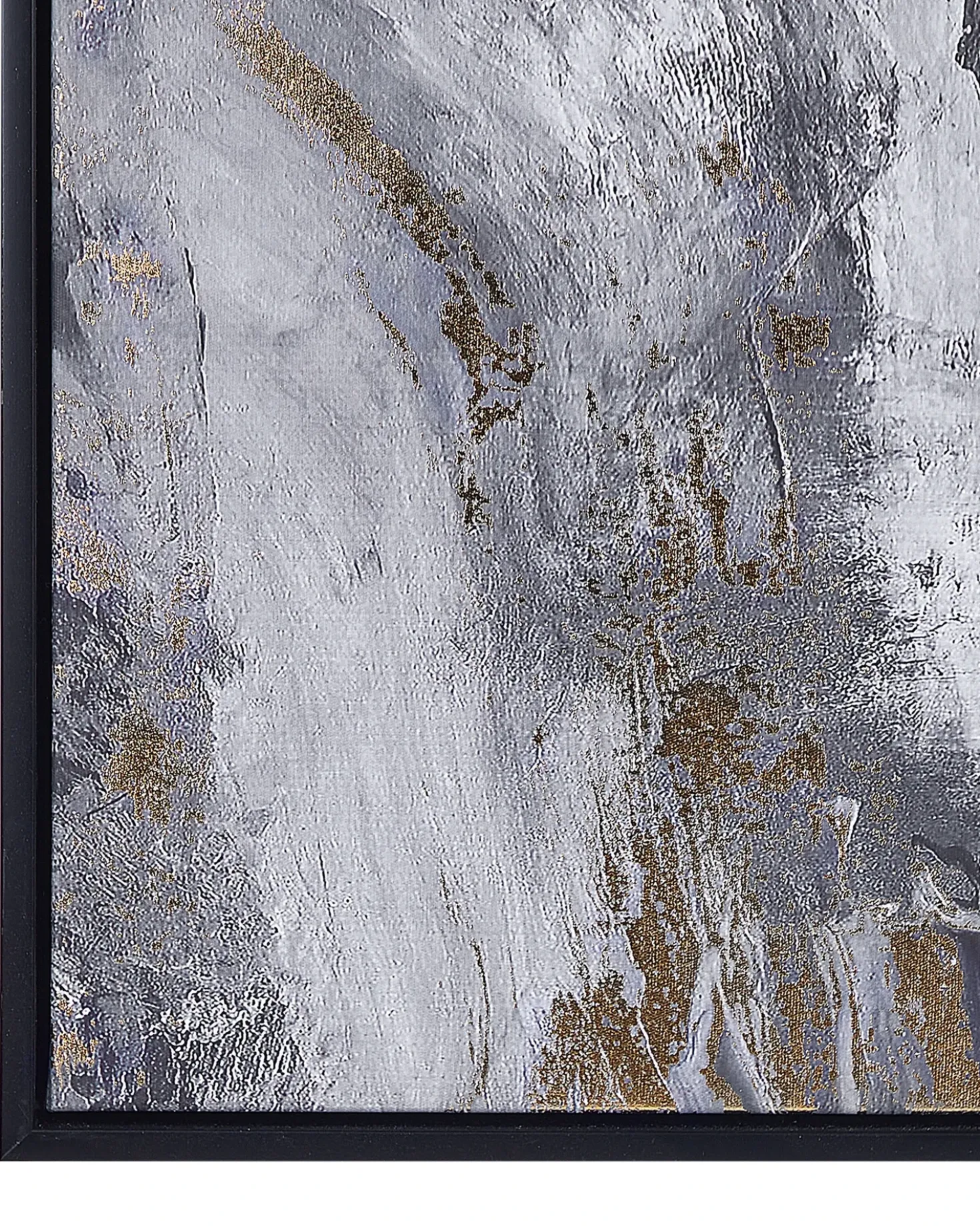 Lærred JESI Abstrakt motiv 83 x 103 cm Grå