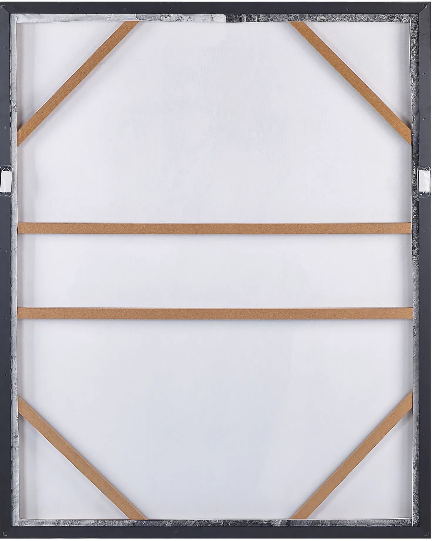 Lærred JESI Abstrakt motiv 83 x 103 cm Grå