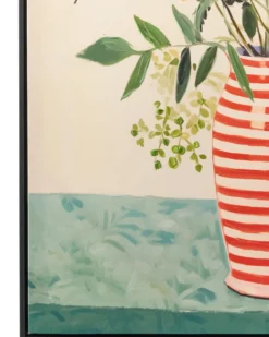 Lærred WEXFORD Blomster motiv Multifarvet