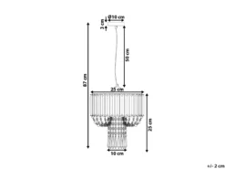 Lysekrone ADORN Metal Transparent