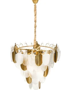 Lysekrone AGUIRRE Glas Messing
