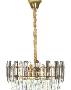 Lysekrone MANTARO Glas Guld