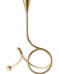 Lysestage AROUCA Metal 40 cm Guld