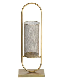Lysestage BOHOL Metal 53 cm Guld