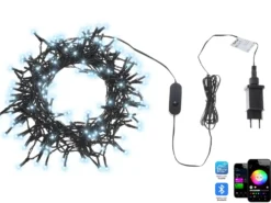 Lyskæde Smart LED med app IGALIKU 27 m Multifarvet