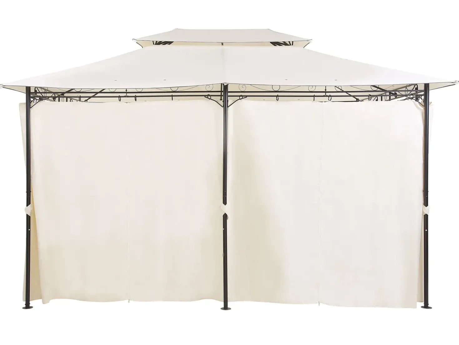Lysthus COLOS Metal 400 cm 300 cm Beige