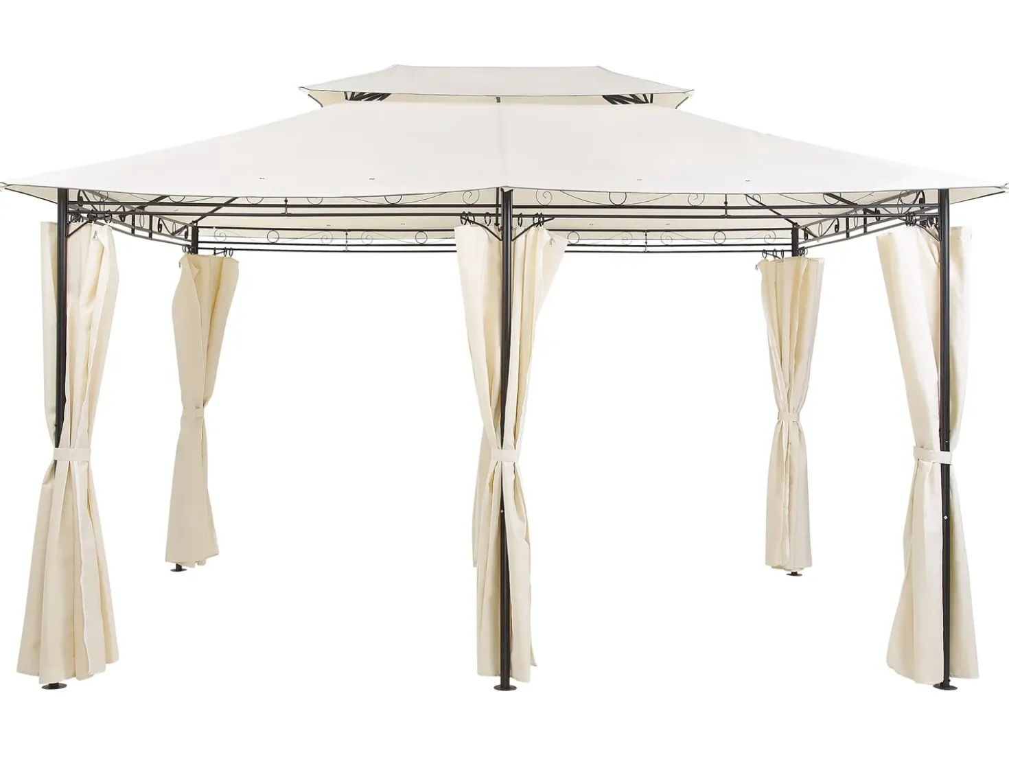 Lysthus COLOS Metal 400 cm 300 cm Beige