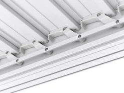Lysthus FORNOLI Metal 296 cm 296 cm Hvid