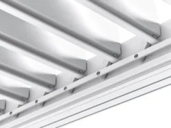 Lysthus FORNOLI Metal 296 cm 296 cm Hvid