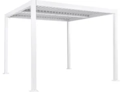 Lysthus FORNOLI Metal 296 cm 296 cm Hvid