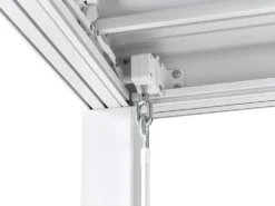 Lysthus FORNOLI Metal 296 cm 296 cm Hvid