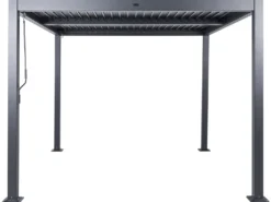Lysthus FORNOLI Metal 296 cm 296 cm Sort