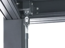 Lysthus FORNOLI Metal 296 cm 296 cm Sort