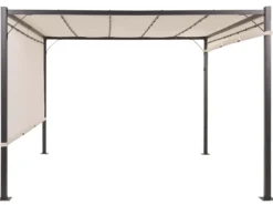 Lysthus LED PARGA Metal 310 cm 310 cm Beige