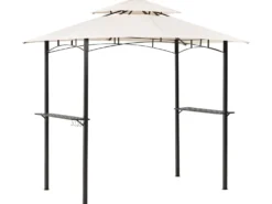 Lysthus NARO Metal 240 cm 148 cm Beige