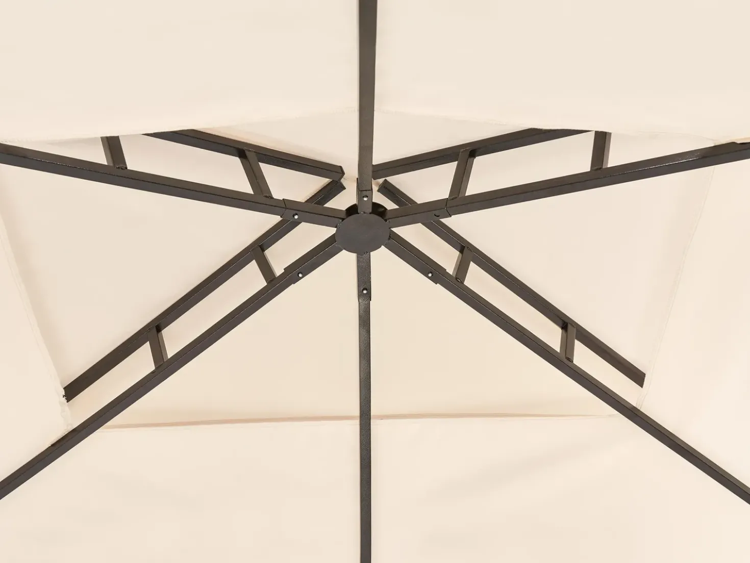 Lysthus NARO Metal 240 cm 148 cm Beige