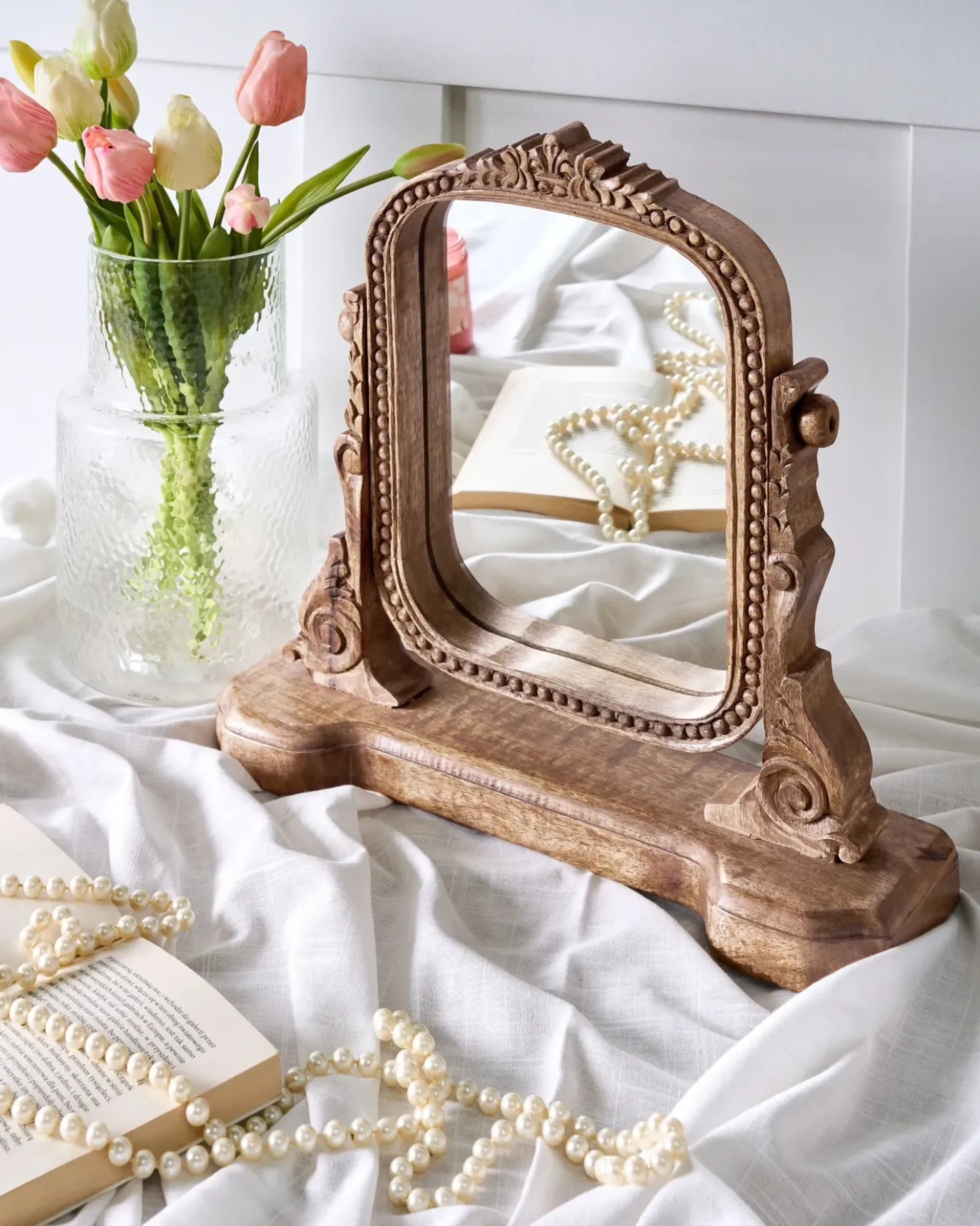 Makeup spejl DISZNA Brun