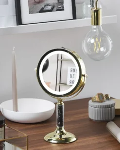 Makeup spejl LED BAIXAS Guld