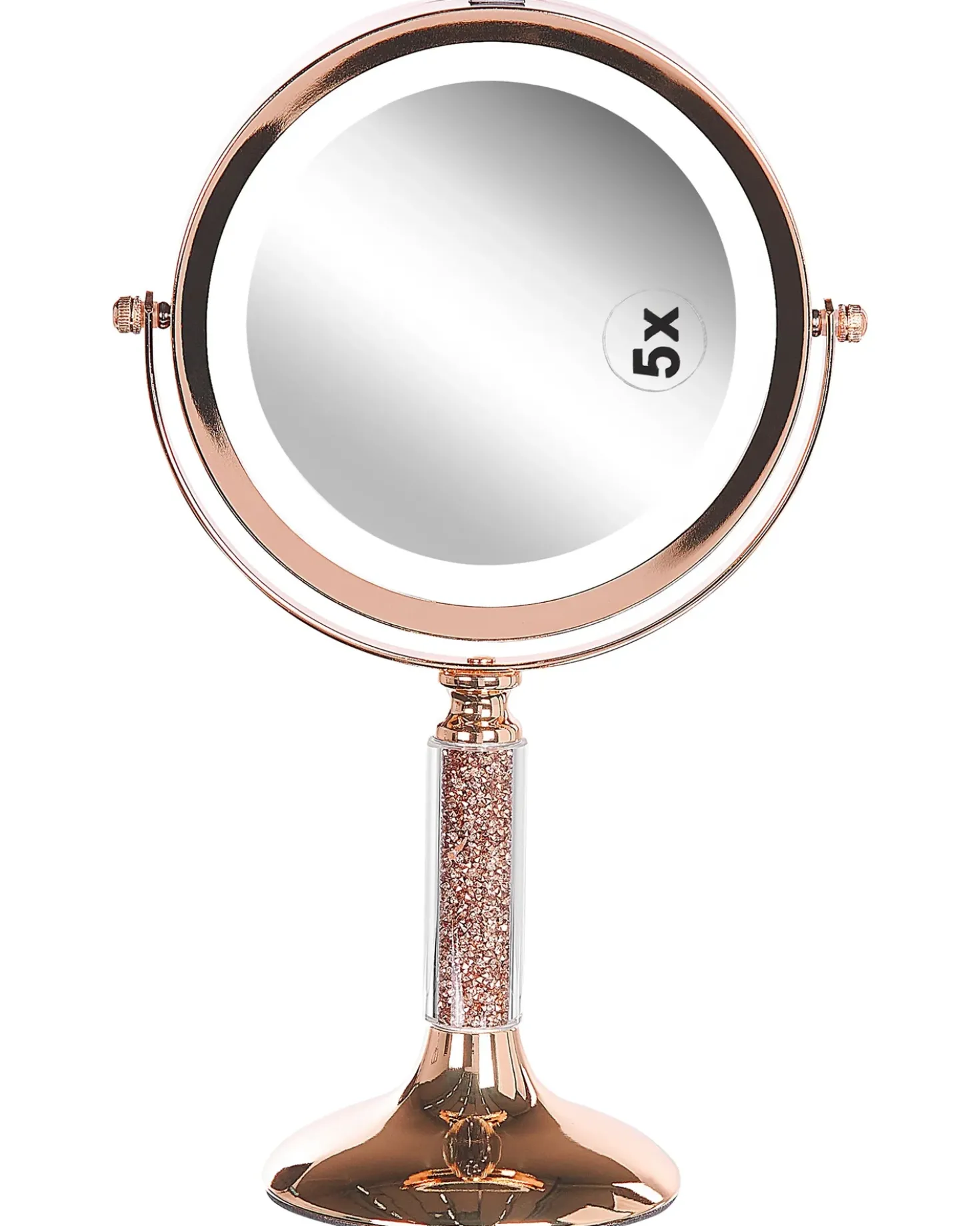 Makeup spejl LED BAIXAS Rosa guld