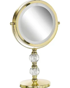 Makeup spejl LED CLAIRA Guld