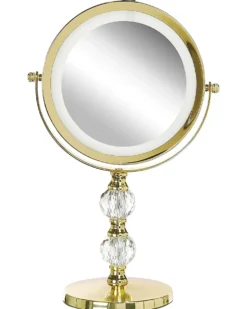 Makeup spejl LED CLAIRA Guld