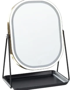 Makeup spejl LED DORDOGNE Guld
