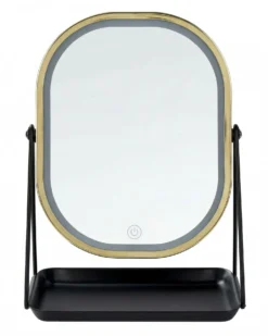 Makeup spejl LED DORDOGNE Guld