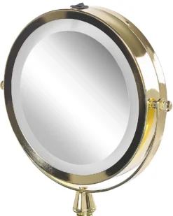 Makeup spejl LED MAURY Guld