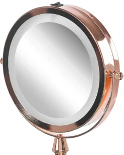 Makeup spejl LED MAURY Rosa guld