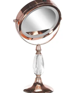 Makeup spejl LED MAURY Rosa guld