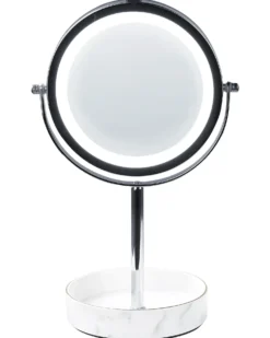 Makeup spejl LED SAVOIE Hvid/sølv