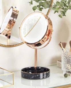 Makeup spejl LED SAVOIE Rosa guld