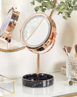 Makeup spejl LED SAVOIE Rosa guld