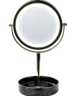 Makeup spejl LED SAVOIE Sort/guld