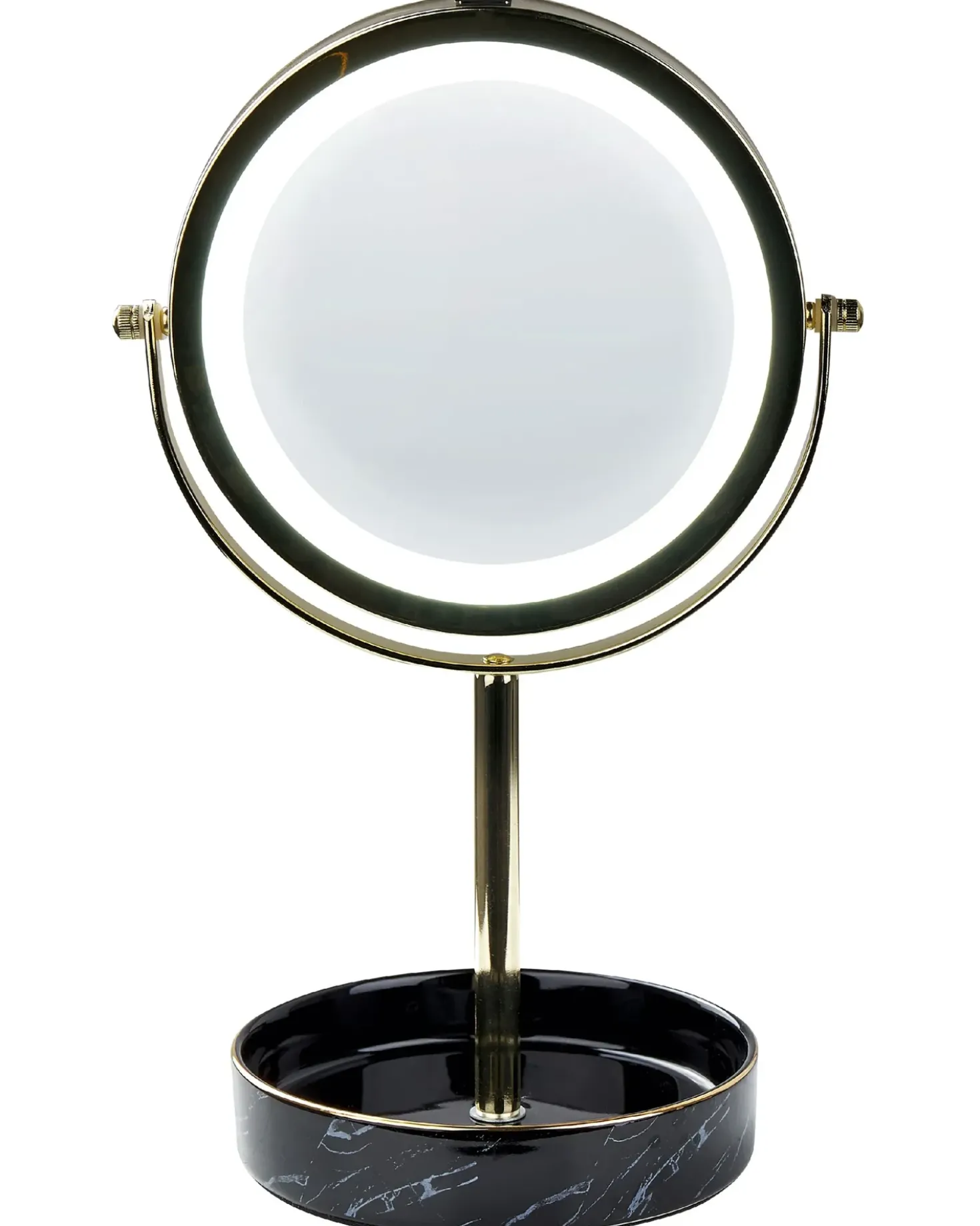 Makeup spejl LED SAVOIE Sort/guld