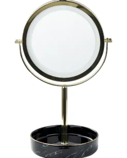 Makeup spejl LED SAVOIE Sort/guld