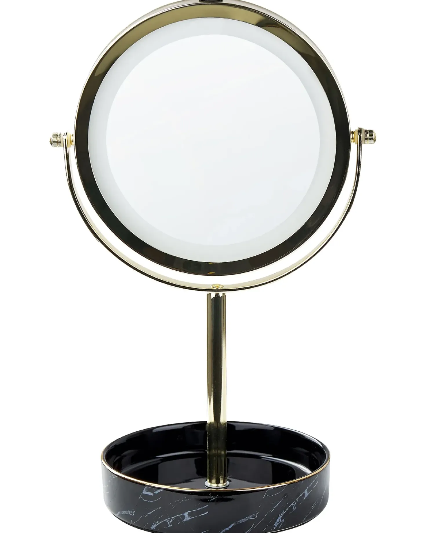Makeup spejl LED SAVOIE Sort/guld
