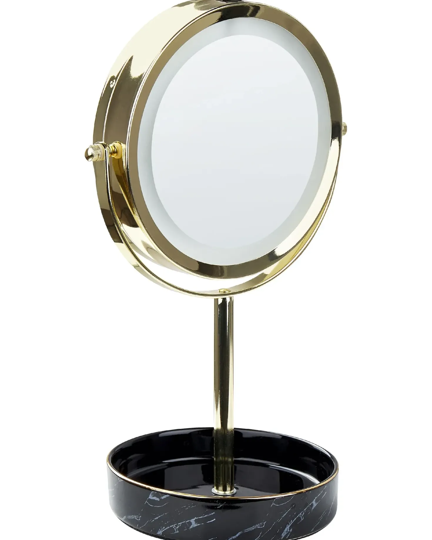 Makeup spejl LED SAVOIE Sort/guld