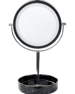 Makeup spejl LED SAVOIE Sort/sølv