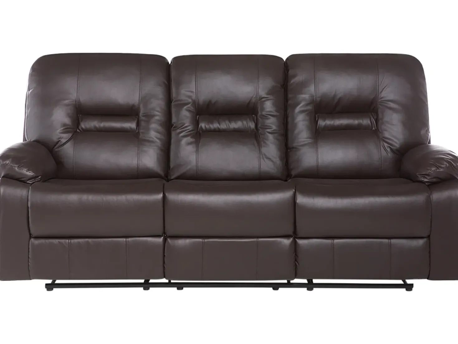 Manuel recliner sofa 3 personers BERGEN Kunstlæder Brun