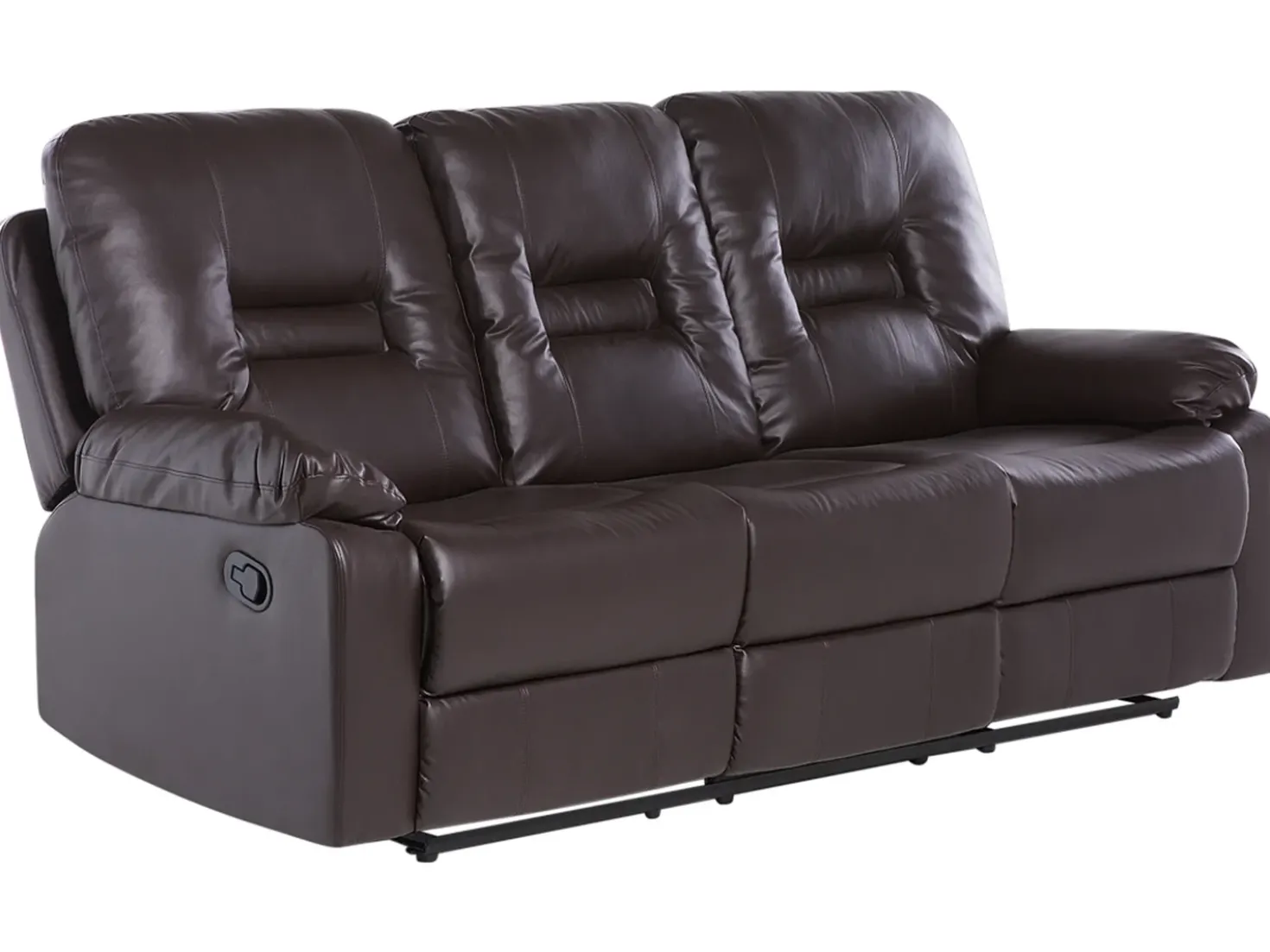 Manuel recliner sofa 3 personers BERGEN Kunstlæder Brun