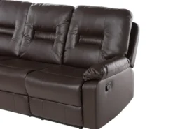 Manuel recliner sofa 3 personers BERGEN Kunstlæder Brun